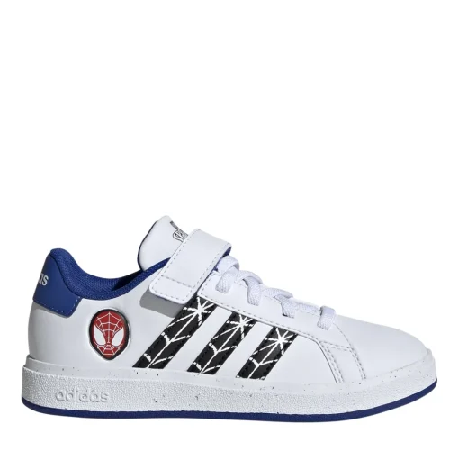 Baskets BLANC ADIDAS Grand Court Spiderman