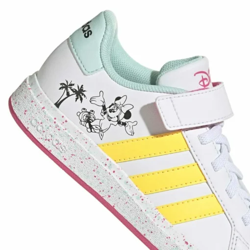 Baskets BLANC ADIDAS Grand Court Minnie