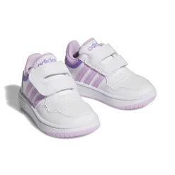 Baskets BLANC ADIDAS HOOPS