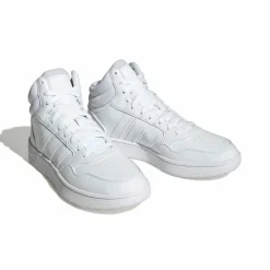 Baskets BLANC ADIDAS Hoops 3.0 Mid