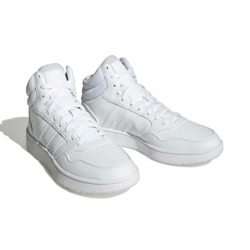Baskets BLANC ADIDAS Hoops 3.0 Mid