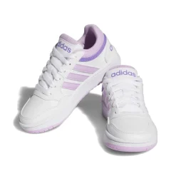 Baskets BLANC ADIDAS HOOPS