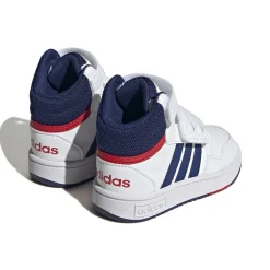 Baskets BLANC ADIDAS HOOPS