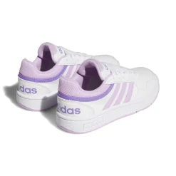 Baskets BLANC ADIDAS HOOPS