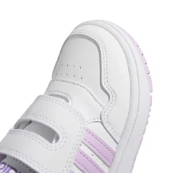Baskets BLANC ADIDAS HOOPS