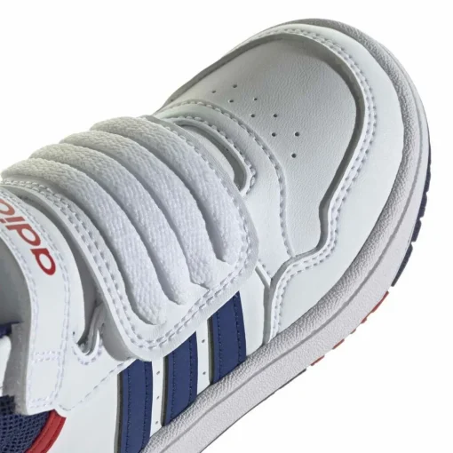 Baskets BLANC ADIDAS HOOPS