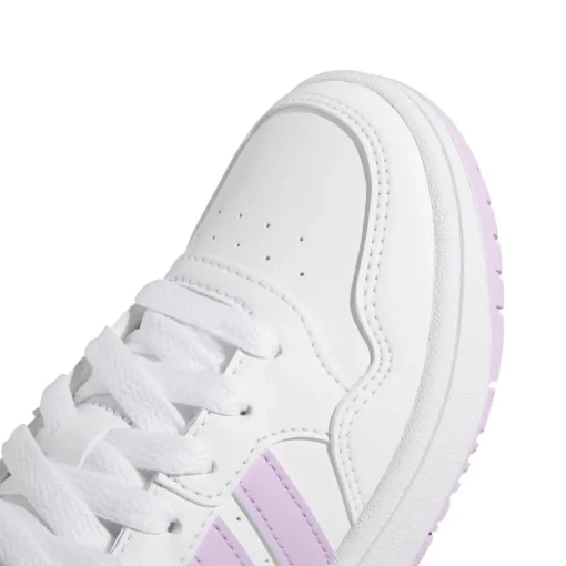 Baskets BLANC ADIDAS HOOPS