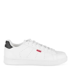 Baskets BLANC Femme Motif Uni Lacets