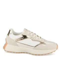 Baskets BLANC Femme Motif Uni A Enfiler