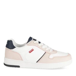 Baskets BLANC Femme Motif Uni A Enfiler