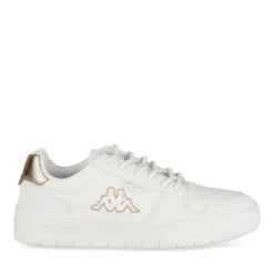 Baskets BLANC Femme Motif Uni Lacets