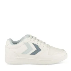 Baskets BLANC Femme Motif Uni Lacets