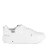 Baskets BLANC Femme Motif Uni A Enfiler