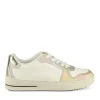 Baskets BLANC Femme Motif Iridescent Lacets