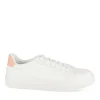 Baskets BLANC Femme Motif Uni Lacets