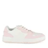 Baskets BLANC Femme Motif Uni Lacets
