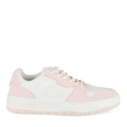 Baskets BLANC Femme Motif Uni Lacets