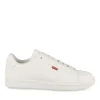 Baskets BLANC Femme Motif Uni Lacets