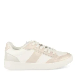 Baskets BLANC Femme Motif Uni A Enfiler