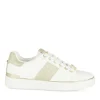 Baskets BLANC Femme Motif Uni Lacets