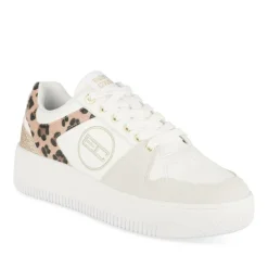 Baskets BLANC Femme Motif Uni A Enfiler