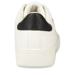 Baskets BLANC Femme Motif Uni Lacets