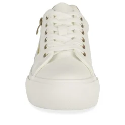 Baskets BLANC Femme Motif Iridescent Lacets