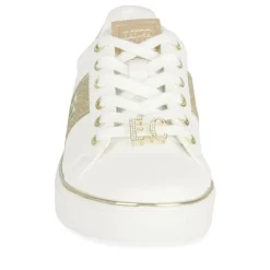 Baskets BLANC Femme Motif Uni Lacets
