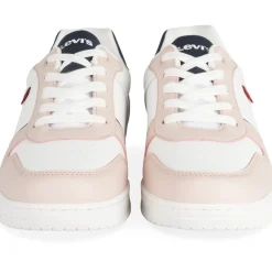 Baskets BLANC Femme Motif Uni A Enfiler