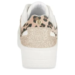Baskets BLANC Femme Motif Uni A Enfiler