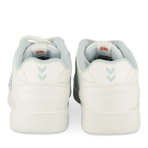 Baskets BLANC Femme Motif Uni Lacets