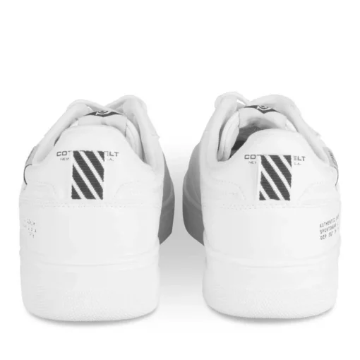 Baskets BLANC Femme Motif Uni A Enfiler