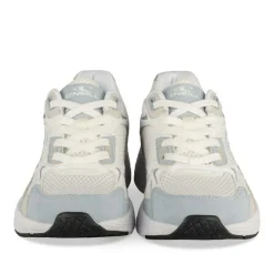 Baskets BLANC Femme Motif Uni Lacets