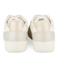 Baskets BLANC Femme Motif Uni A Enfiler