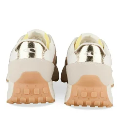Baskets BLANC Femme Motif Uni A Enfiler