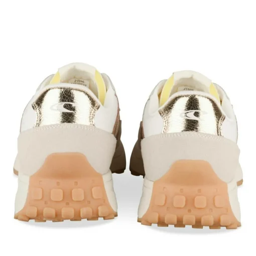 Baskets BLANC Femme Motif Uni A Enfiler