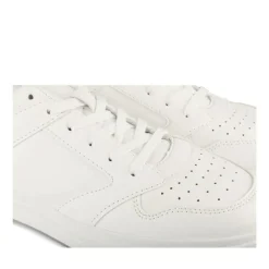 Baskets BLANC Femme Motif Uni Lacets