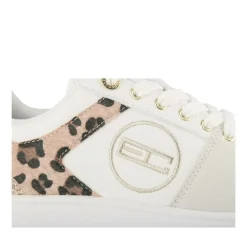 Baskets BLANC Femme Motif Uni A Enfiler