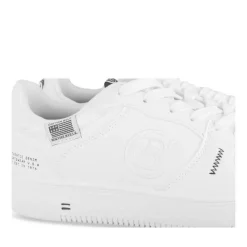 Baskets BLANC Femme Motif Uni A Enfiler