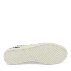 Baskets BLANC Femme Motif Uni Lacets