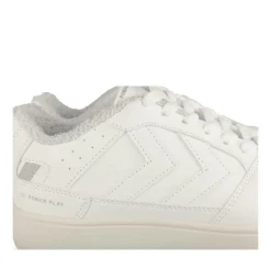 Baskets BLANC Femme Motif Uni Lacets