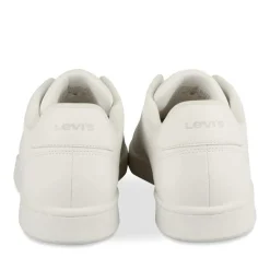 Baskets BLANC Femme Motif Uni Lacets