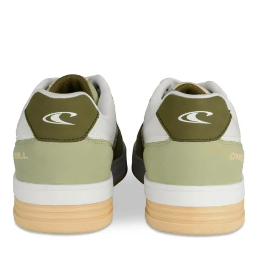 Baskets BLANC Femme Motif Uni Lacets
