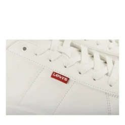 Baskets BLANC Femme Motif Uni Lacets