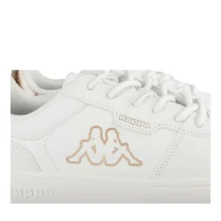 Baskets BLANC Femme Motif Uni Lacets