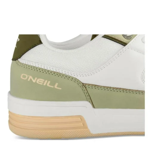Baskets BLANC Femme Motif Uni Lacets