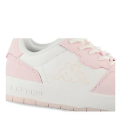 Baskets BLANC Femme Motif Uni Lacets