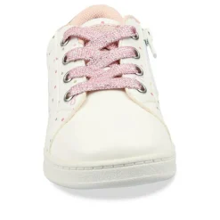 Baskets BLANC Fille Lacets