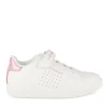 Baskets BLANC Fille Motif Uni Lacets