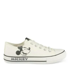 Baskets BLANC Fille Motif Animal Elastique